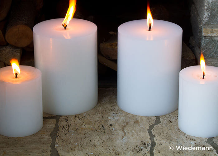 Indoor Kerzen - Mehrdochtkerzen von Wiedemann Kerzen