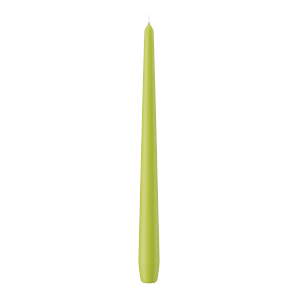 Wiedemann Spitzkerzen Apfelgrün Ø 25 x 300 mm, 12 Stück