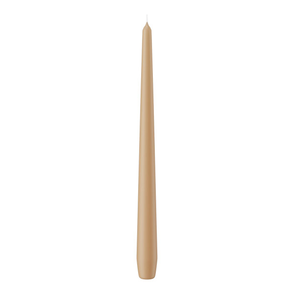 Wiedemann Spitzkerzen Sand Ø 25 x 300 mm, 12 Stück