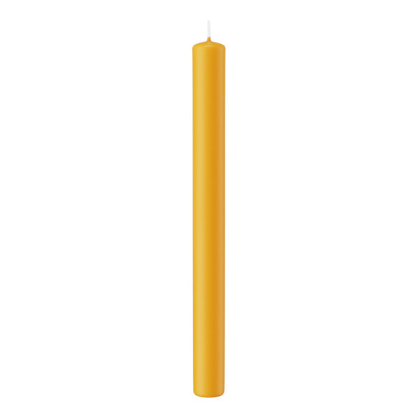 Stabkerzen Gelb 250 x Ø 22mm, 10 Stück