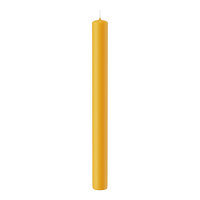 Stabkerzen Gelb 250 x Ø 22mm, 10 Stück