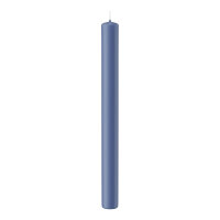 Stabkerzen Grau-Blau 250 x Ø 22mm, 10 Stück