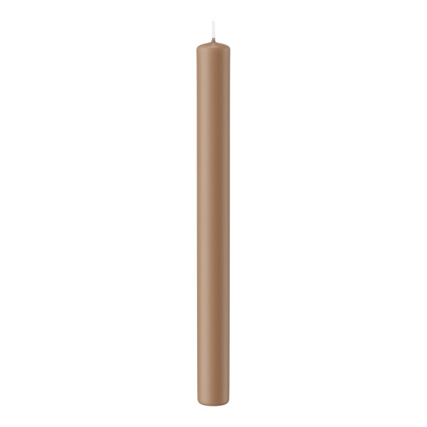Stabkerzen Caramel 250 x Ø 22mm, 10 Stück