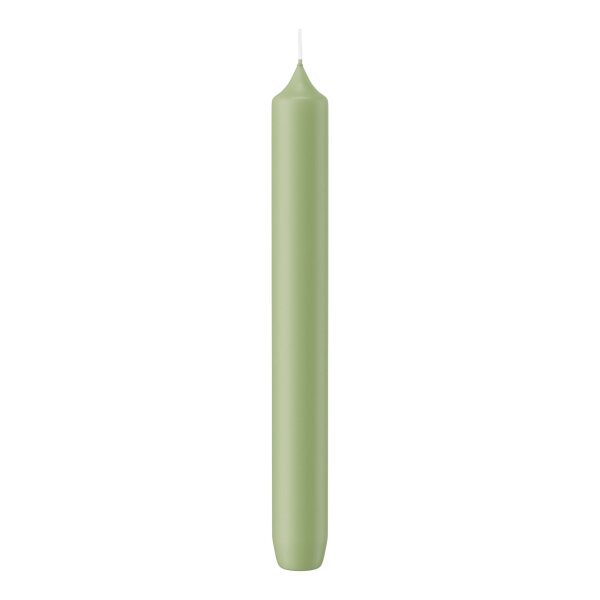 Leuchterkerzen Pastell Grün Aloe Vera 185 x Ø 21mm, 50 Stück