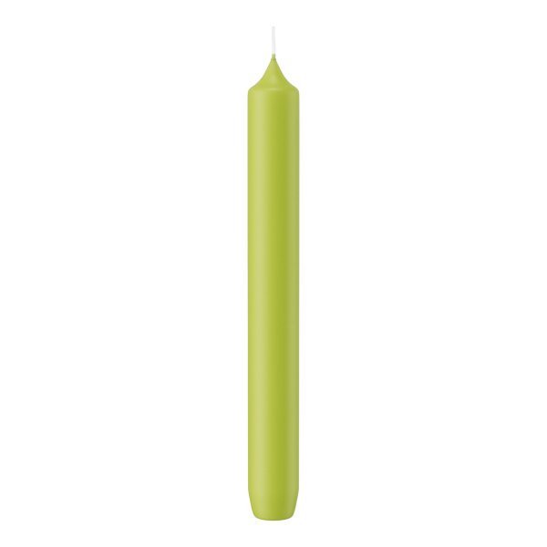 Leuchterkerzen Apfelgrün 185 x Ø 21mm, 10 Stück