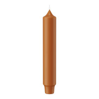 Stabkerzen mit Zapfenfuß Cognac 164 x Ø...
