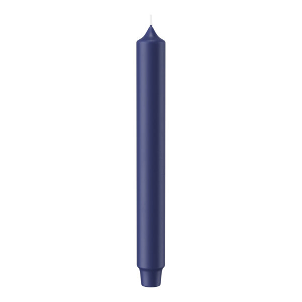Stabkerzen mit Zapfenfuß Dunkelblau 249 x Ø 28mm, 8 Stück