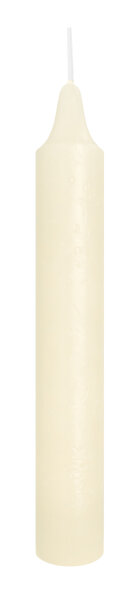 Rustik Leuchterkerzen Marble Style Elfenbein 150 x 22 mm, 20 Stück