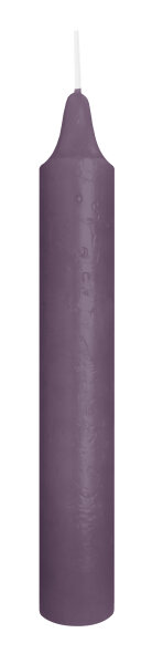 Rustik Leuchterkerzen Marble Style Mauve Lila 150 x 22 mm, 20 Stück