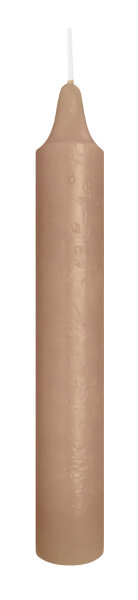 Rustik Leuchterkerzen Marble Style Cashmere 150 x 22 mm, 20 Stück