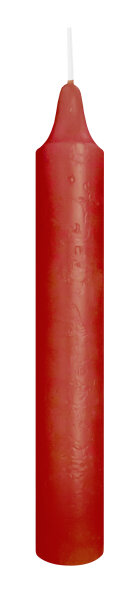 Rustik Leuchterkerzen Marble Style Bordeaux 150 x 22 mm, 20 Stück