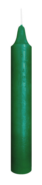 Rustik Leuchterkerzen Marble Style Seegrün 150 x 22 mm, 20 Stück