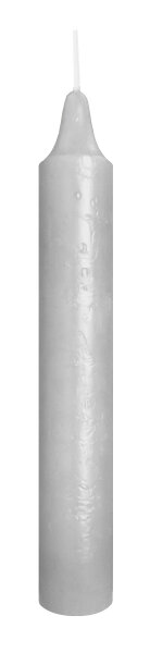 Rustik Leuchterkerzen Marble Style Betongrau 150 x 22 mm, 20 Stück