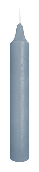 Rustik Leuchterkerzen Marble Style Graublau 150 x 22 mm, 20 Stück