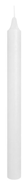 Rustik Leuchterkerzen Marble Style Weiß 250 x 22 mm, 20 Stück