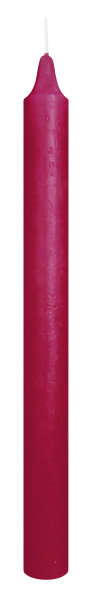 Rustik Leuchterkerzen Marble Style Berry 250 x 22 mm, 20 Stück