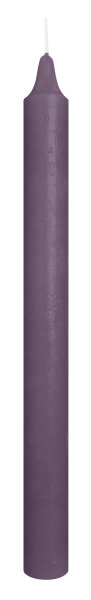 Rustik Leuchterkerzen Marble Style Mauve Lila 250 x 22 mm, 20 Stück