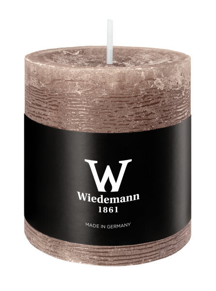 Rustik Stumpenkerzen Marble Style Cashmere 80 x Ø 68 mm