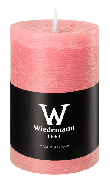 Rustik Stumpenkerzen Marble Style Soft Pink 90 x Ø 58 mm