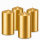 Premium Adventskranzkerzen Gold 150 x Ø 78 mm, 4 Stück
