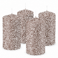 Premium Adventskranzkerzen Kastanie 200 x Ø 78 mm, 4 Stück