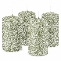 Premium Adventskranzkerzen Olive 100 x Ø 58 mm, 4 Stück