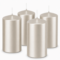 Premium Adventskranzkerzen Perle 100 x Ø 58 mm, 4 Stück