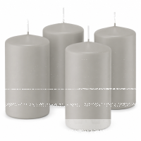 Premium Adventskranzkerzen Zinn 150 x Ø 78 mm, 4 Stück