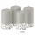 Premium Adventskranzkerzen Zinn 150 x Ø 78 mm, 4 Stück