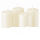 Premium Adventskranzkerzen Elfenbein  x Ø  mm, 4 Stück