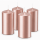 Premium Adventskranzkerzen Rosegold  x Ø  mm, 4 Stück