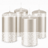 4er Set Adventskranzkerzen Perle | Wiedemann Kerzen #1