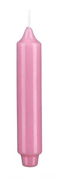 Lackkerzen Stabkerzen mit Zapfenfuß Rosa 250 x Ø 30 mm, 12 Stück