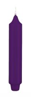 Lackkerzen Stabkerzen mit Zapfenfuß Violett 250 x...