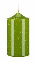 Lackkerzen Stumpenkerzen Limonegrün 200 x Ø...