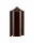 Lackkerzen Stumpenkerzen Chocolate Schokolade 200 x Ø 80 mm, 2 Stück