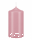 Lackkerzen Stumpenkerzen Rosa 300 x Ø 80 mm, 2 Stück