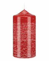 Lackkerzen Stumpenkerzen Weihnachtsrot (Erdbeere) 120 x...