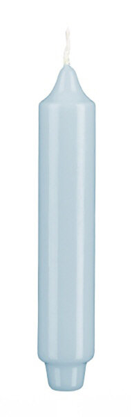 Lackkerzen Stabkerzen mit Zapfenfuß Blue-Bell Hellblau 170 x Ø 30 mm, 12 Stück