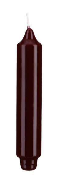 Lackkerzen Stabkerzen mit Zapfenfuß Bordeaux 300 x Ø 30 mm, 6 Stück