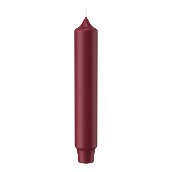 Punchkerzen Bordeaux 164 x Ø 28mm, 8 Stück