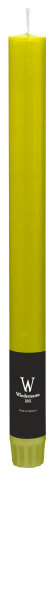 Marble Rustik Stabkerzen Apfelgrün 270 x Ø 22 mm, 12 Stück