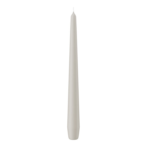 Wiedemann Spitzkerzen Zinn Grau Ø 25 x 250 mm, 12 Stück