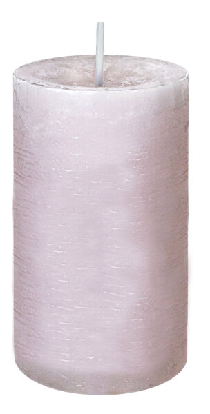 Rustik Stumpenkerzen Marble Style Rosè 190 x Ø 98 mm