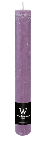 Marble Rustik Stabkerzen Mauve Lila 250 x Ø 35 mm