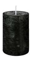 Rustik Stumpenkerzen Marble Style Schwarz 130 x Ø...