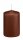 Wiedemann Stumpenkerzen Kastanie Braun Ø 78 x 150 mm, 8 Stück