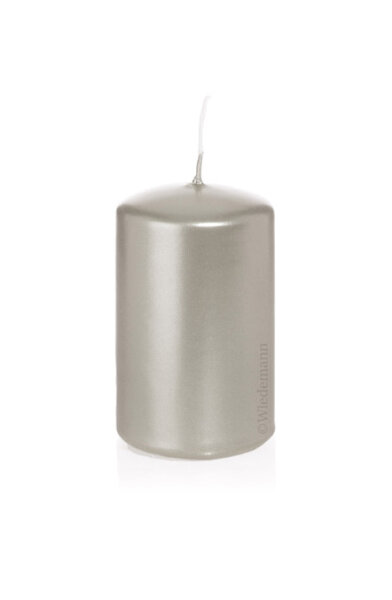 Wiedemann Stumpenkerzen Silber Ø 58 x 80 mm, 16 Stück