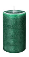Rustik Stumpenkerzen Marble Style Seegrün 130 x...