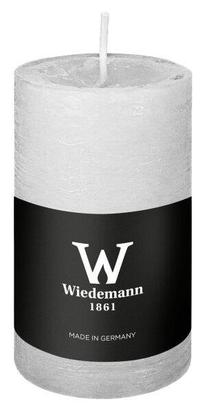 Rustik Stumpenkerzen Marble Style Weiß 160 x Ø 68 mm